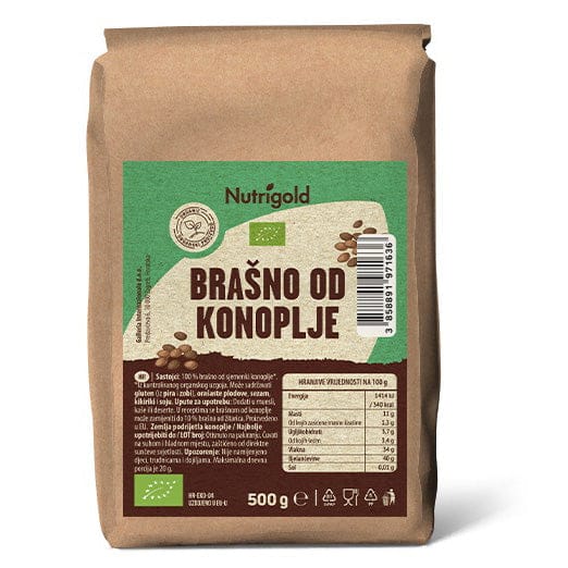 BIO Brašno od konoplje 500g Nutrigold - Alternativa Webshop
