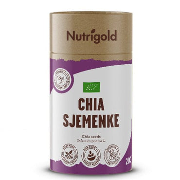 BIO Chia sjemenke 200g Nutrigold - Alternativa Webshop