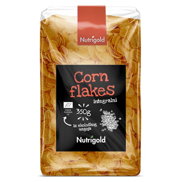 BIO Cornflakes Integralni 350g Nutrigold Akcija - Alternativa Webshop