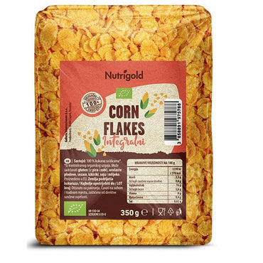 BIO Cornflakes Integralni 350g Nutrigold - Alternativa Webshop