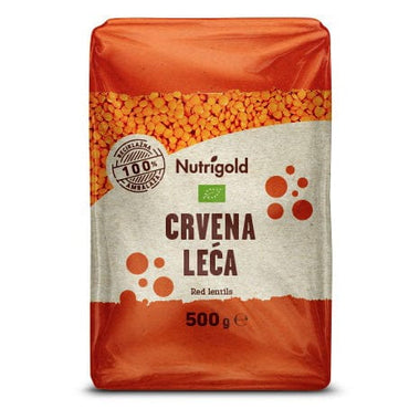 BIO Crvena leća 500g Nutrigold - Alternativa Webshop