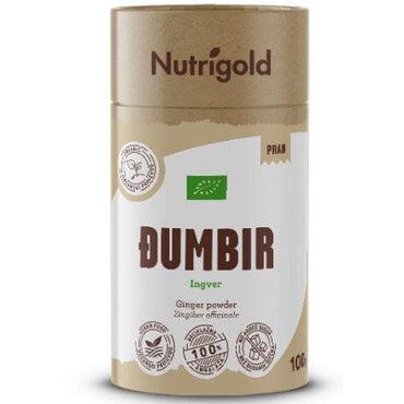 BIO Đumbir u prahu 100g Nutrigold - Alternativa Webshop