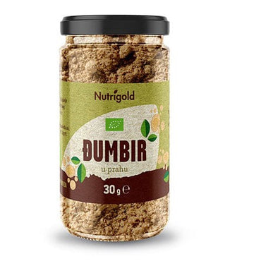 BIO Đumbir u prahu Staklenka 30g Nutrigold - Alternativa Webshop