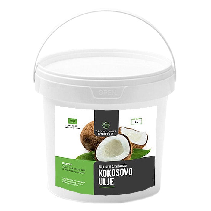 BIO ekstra djevičansko kokosovo ulje Green Planet Superfoods 1L - Alternativa Webshop