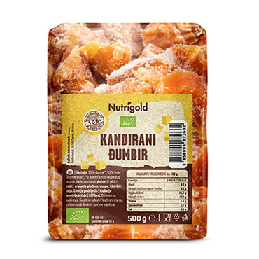 BIO Kandirani đumbir 500g Nutrigold - Alternativa Webshop