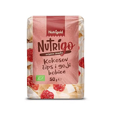 BIO kokosov čips & goji bobice NutriGo 50g Nutrigold - Alternativa Webshop