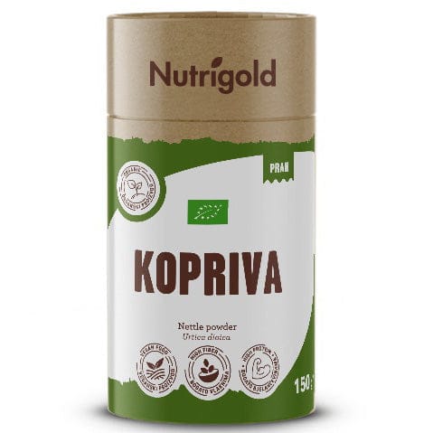 BIO Kopriva u prahu 150g Nutrigold - Alternativa Webshop