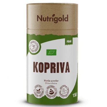 BIO Kopriva u prahu 150g Nutrigold - Alternativa Webshop