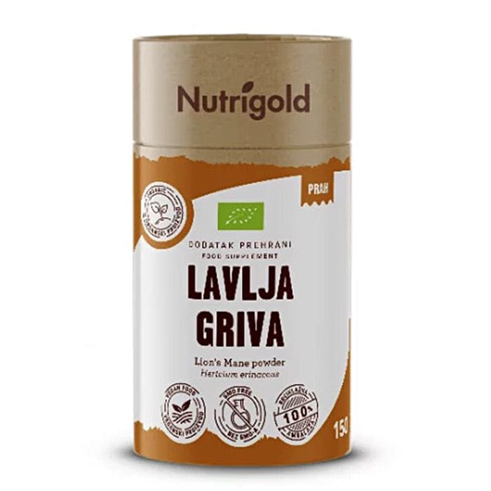 BIO Lavlja griva u prahu Nutrigold 150g - Alternativa Webshop