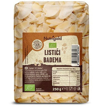 BIO Listići badema 250g Nutrigold - Alternativa Webshop