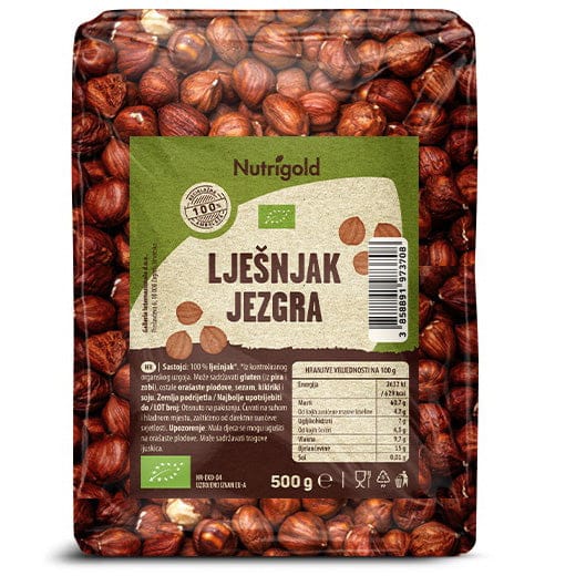 BIO Lješnjak jezgra 500g Nutrigold - Alternativa Webshop