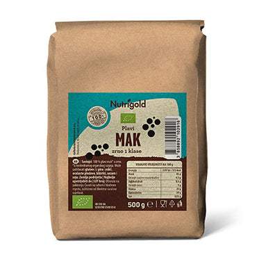 BIO Mak u zrnu 500g Nutrigold - Alternativa Webshop