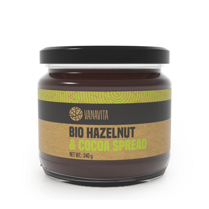 BIO Namaz od lješnjaka & kakaa VanaVita 340g Akcija - Alternativa Webshop