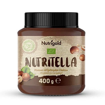 BIO Nutritella namaz od lješnjaka Nutrigold 400g - Alternativa Webshop