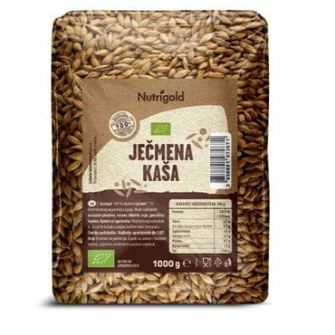 BIO Oljušteni ječam / ječmena kaša 1kg Nutrigold - Alternativa Webshop