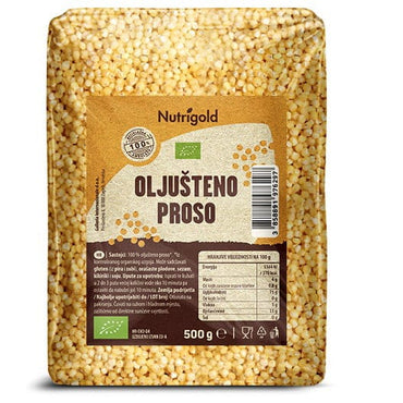 BIO Oljušteno proso 500g Nutrigold - Alternativa Webshop