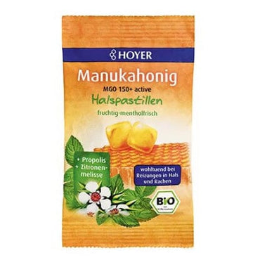 BIO Pastile za grlo od Manuke meda Hoyer 30g - Alternativa Webshop