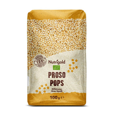 BIO Proso pops 100g Nutrigold - Alternativa Webshop