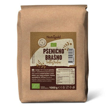 BIO Pšenično brašno Integralno 1kg Nutrigold - Alternativa Webshop