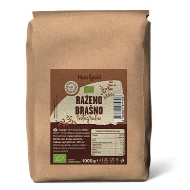 BIO Raženo brašno Integralno 1kg Nutrigold - Alternativa Webshop