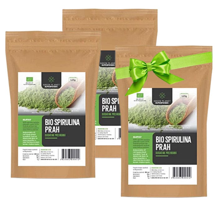 Bio spirulina prah Green Planet Superfoods 125g 2+1 GRATIS - Alternativa Webshop