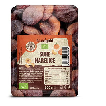 BIO Sušene marelice 500g Nutrigold - Alternativa Webshop