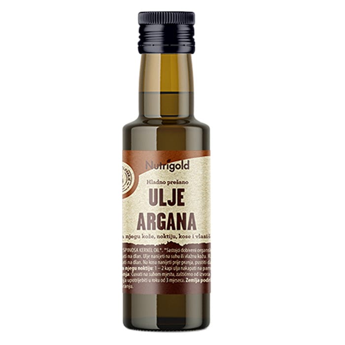 BIO Ulje argana hladno prešano Nutrigold 100ml - Alternativa Webshop