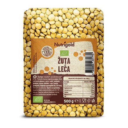 BIO Žuta leća 500g Nutrigold - Alternativa Webshop
