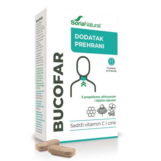 Bucofar, tablete za žvakanje, Soria Natural 12 kom - Alternativa Webshop