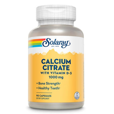 Calcium Citrate + vitamin D-3 Solaray 90 kapsula - Alternativa Webshop
