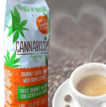 Cannabissimo talijanska kava u zrnu s CBD ekstraktom 1kg - Alternativa Webshop
