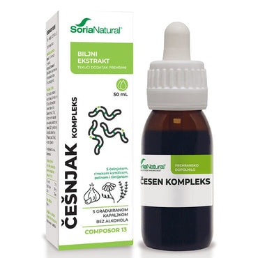 Češnjak bezalkoholni ekstrakt Soria Natural 50ml - Alternativa Webshop
