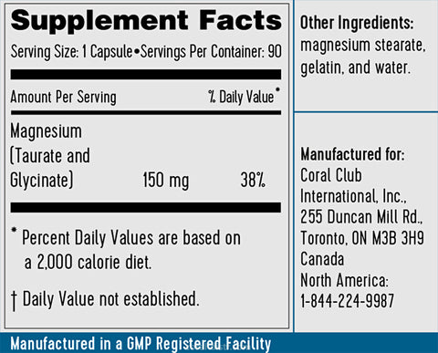 Coral Magnesium 90 kapsula