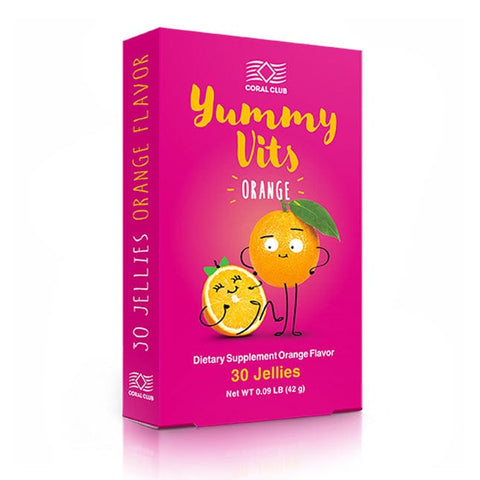 Coral Yummy Vits za djecu naranča 30 žele - Alternativa Webshop