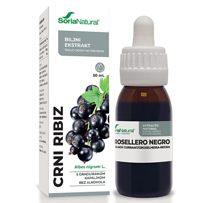 Crni ribiz bezalkoholni ekstrakt Soria Natural 50ml - Alternativa Webshop