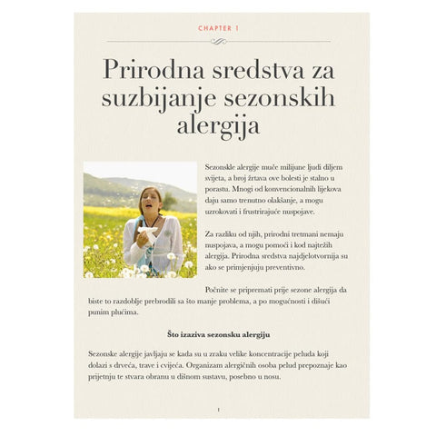 E-knjiga "Prirodno liječenje alergija" - Alternativa Webshop