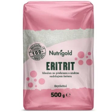 Eritrit Prirodni zaslađivač - Bez kalorija 500g Nutrigold - Alternativa Webshop