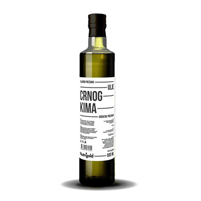 Hladno prešano ulje crnog kima Nutrigold 500ml - Alternativa Webshop