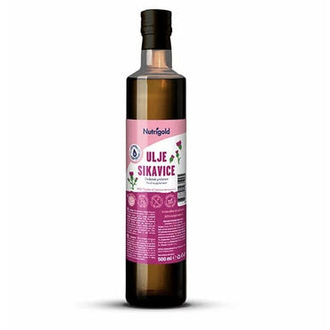 Hladno prešano ulje sikavice Nutrigold  500 ml - Alternativa Webshop