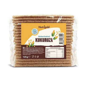 Hrskavi kruh od kukuruza 125g Nutrigold - Alternativa Webshop