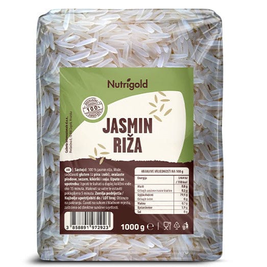Jasmin riža 1kg Nutrigold - Alternativa Webshop