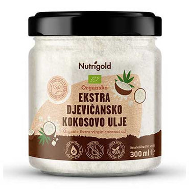 Kokosovo ulje bez mirisa organsko 300ml Nutrigold - Alternativa Webshop