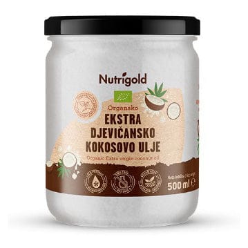 Kokosovo ulje bez mirisa staklenka 500ml Nutrigold - Alternativa Webshop