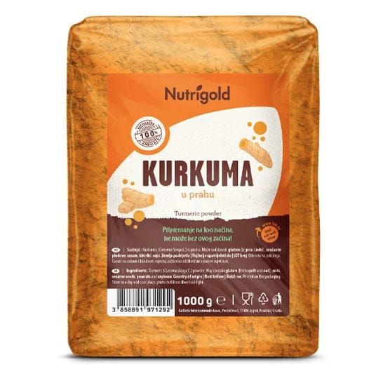 Kurkuma prah Nutrigold 1kg - Alternativa Webshop