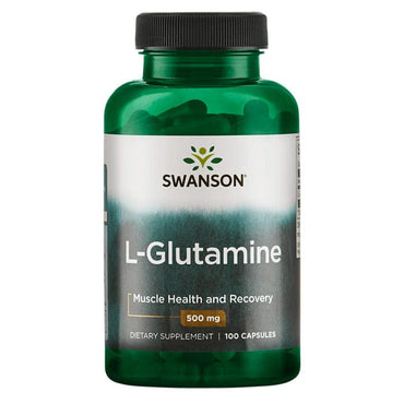 L-glutamin 500mg Swanson 100 kapsula - Alternativa Webshop