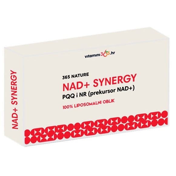 Liposomalni NAD+SYNERGY s PQQ i NR 30 kapsula 365 Nature - Alternativa Webshop