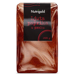 Ljuta Paprika u prahu 200g Nutrigold Akcija - Alternativa Webshop