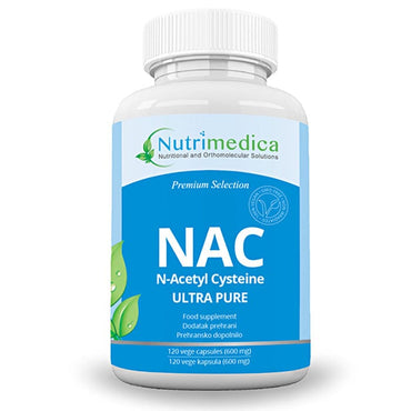 Nac N-acetyl cisteine Nutrimedica 120 kapsula - Alternativa Webshop