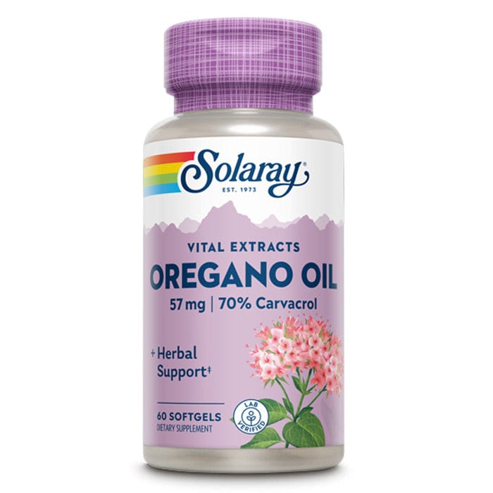 Oregano Oil 70% Carvacrol Solaray 60 perli - Alternativa Webshop