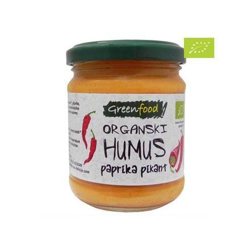 Organski humus s paprikom pikant Greenfood 200g Akcija - Alternativa Webshop